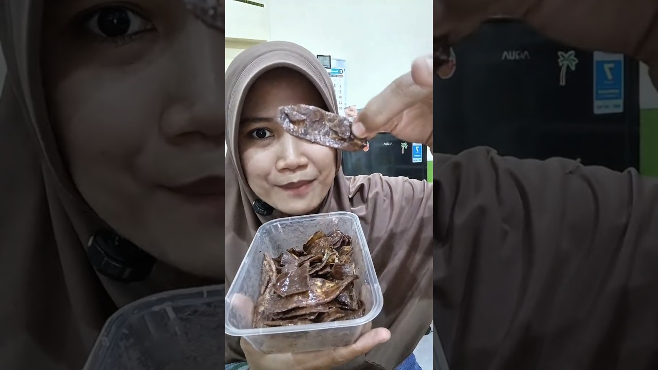 Pisang Krispy coklat #mukbang #makanansendiri #cemilan