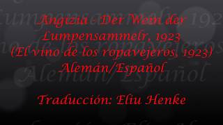 Angizia - Der Wein der Lumpensammler, 1923 (Subtitulos Alemán/Español)