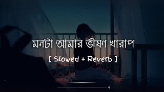 Monta Amar Vison Kharap [ Slowed + Reverb ] | Bangla Aesthetic Song | Taj Shah -AudioText