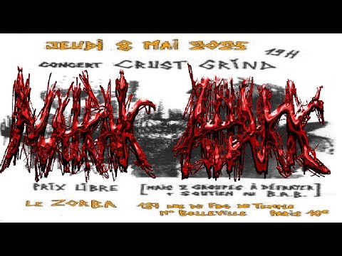 MATRAK ATTAKK (Fr / Italie) live Paris @ Le Zorba 08 05 2025