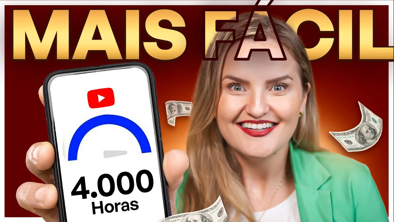 🔥Como Conseguir 4 Mil Horas no YouTube RÁPIDO em 2025! (GUIA ATUALIZADO)