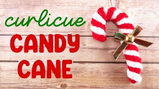 CROCHET Curlicue Candy Cane (EASY & BEGINNER)