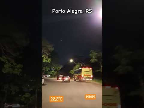 Uma ótima noite de sábado, tempo muito agradável - 01/11/2025 #ameno #sabado #portoalegre