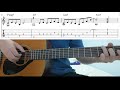 Merry Christmas Mr Lawrence (Ryuichi Sakamoto)  - Easy Fingerstyle Guitar Playthough Lesson With Tab