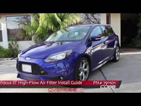 COBB High Flow Air Filter Install How-To: Ford Focus ST 2013-14 PN#791101