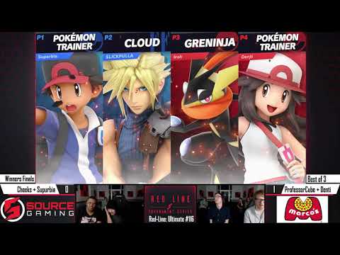 Red Line Ultimate 116 - Doubles Winners Finals - Cheeks & Supurbia vs ProfessorCube & Denti