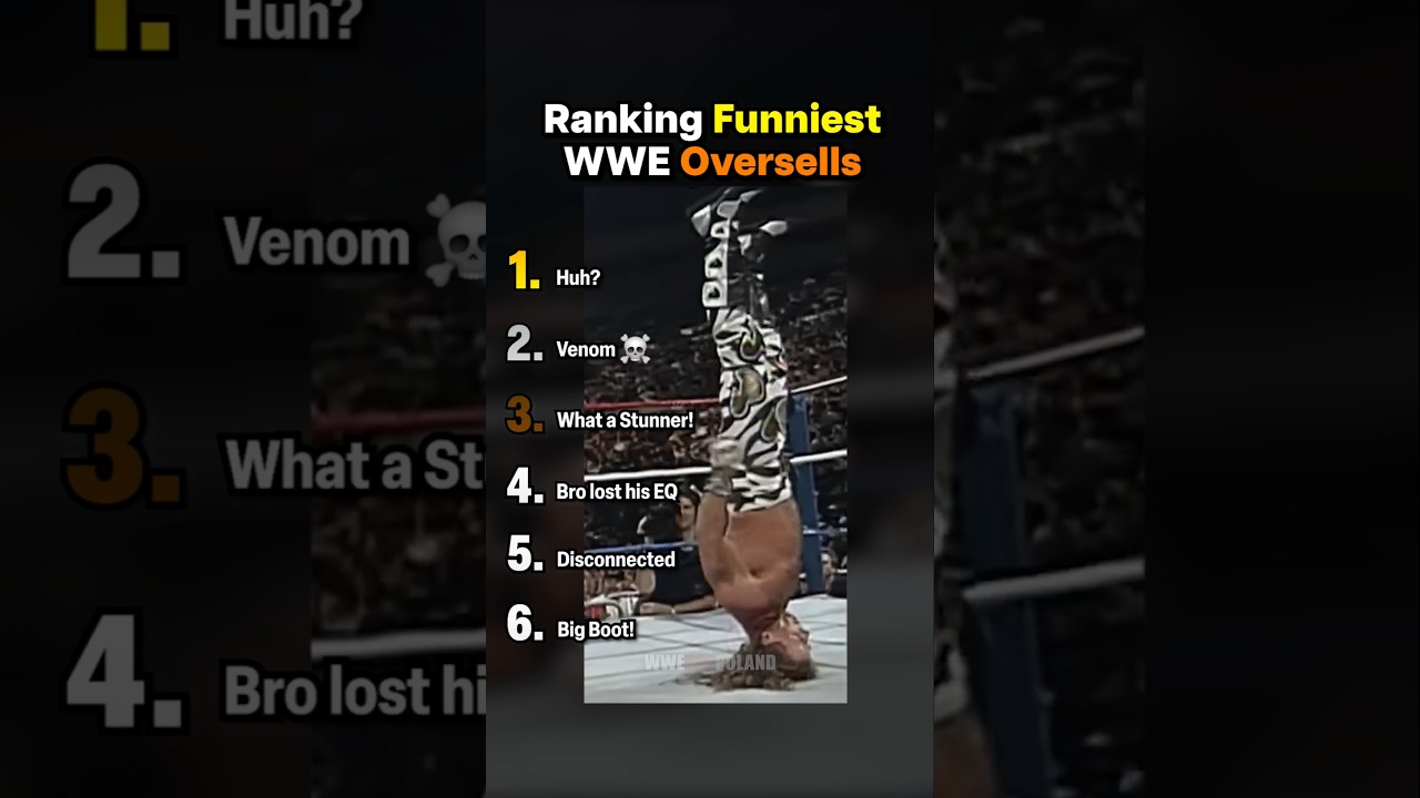 Ranking Funniest WWE Oversells 🔥