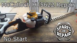 McCulloch HT5622 Hedge Trimmer Repair, No Start, Carburettor Rebuild