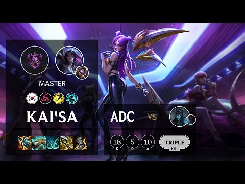 Kai'Sa ADC vs Kalista - KR Master Patch 11.23