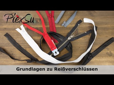Reißverschlüsse - Welche gibt es? | PiexSu