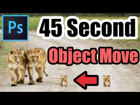 How to Move Objects and People in Photoshop CC (Fast Tutorial)