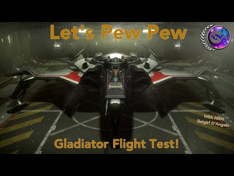 Let's Pew Pew Gladiator Flight Test!