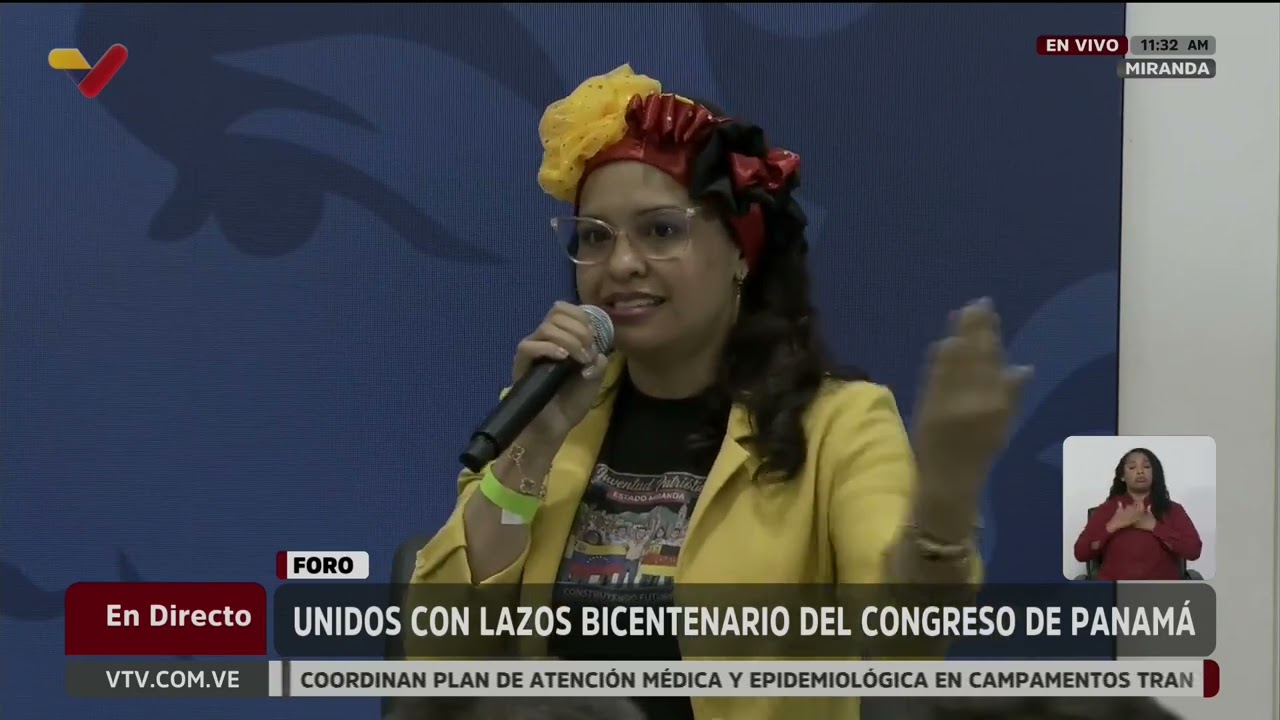Foro "Unidas con lazos" por el bicentenario del Congreso de Panamá, 15 de julio de 2026