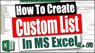How to Create Custom List in Excel (Built-in list in Excel)