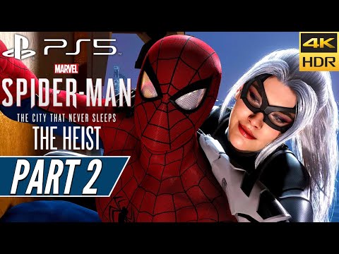 SPIDER-MAN REMASTERED (PS5) THE HEIST DLC Walkthrough Gameplay PART 2 [4K 60FPS HDR] - No Commentary