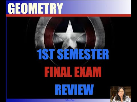 GEOMETRY 1ST SEMESTER FINAL EXAM REVIEW