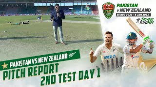 Pitch Report | Pakistan vs New Zealand | 2nd Test Day 1 | PCB | MZ2L