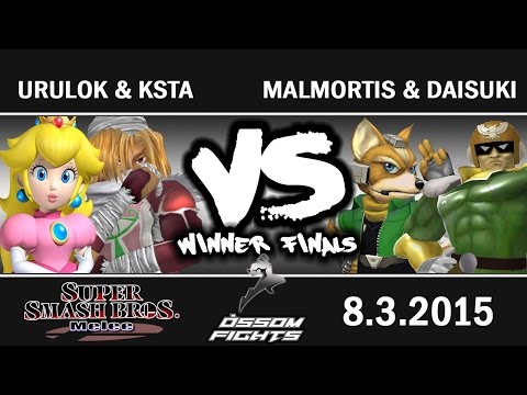 Òssom Fights Nacional - Teams Winner Finals - Malm. (Fox) Daisuki (C.F) vs Uru (Peach) KSTA (Sheik)