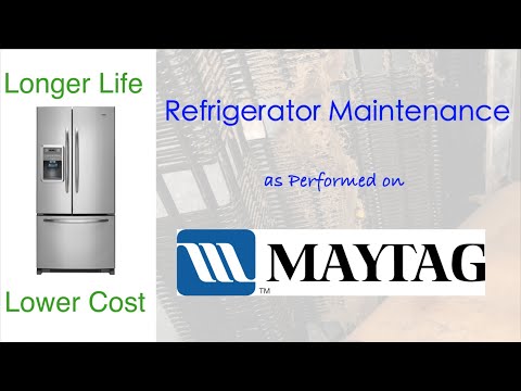 Maytag Whirlpool Refrigerator - Coil Cleaning for Energy Savings and Optimum Performance
