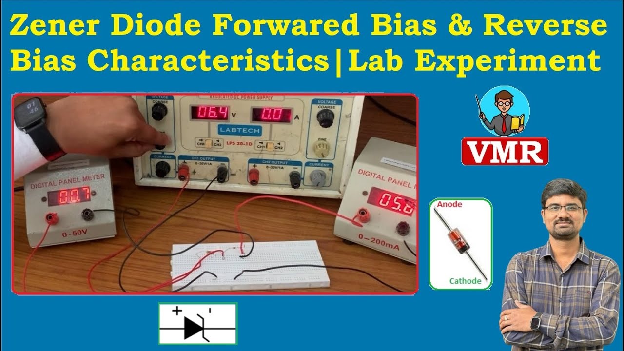 18. Zener diode FB & RB Characteristics | Lab Experiment | BEEE Lab | Part-1 | JNTU | Autonomous