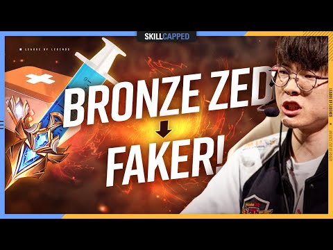 Challenger Doctor: Training a BRONZE ZED vs FAKER! - Mid Guide