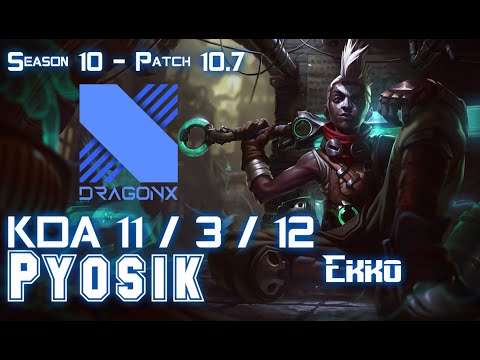 DRX Pyosik EKKO vs SYLAS Jungle - Patch 10.7 KR Ranked