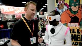 Morgan Spurlocks Marvel’s All Winner Squad at SDCC 2012