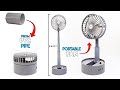 How To Make A Portable Tower Fan From PVC Pipe At Home