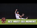 Boston College CF Barry Walsh Leaps To Rob The Hokies  | ACC Must See Moment
