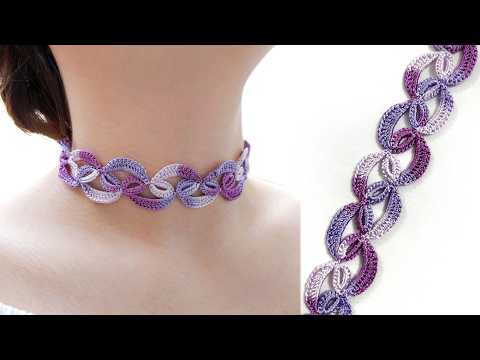 How to Crochet a Choker Necklace | Elegant & Easy Tutorial