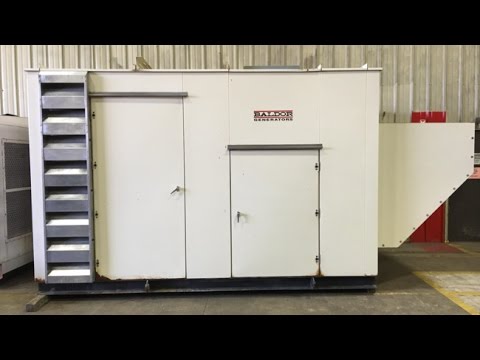 Baldor 250 kW natural gas generator. Cummins GTA855-G3, SN-25300238. Yr 2005 - CSDG # 2011