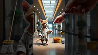 Poor cat was mocked by rich cats #amiddreams #poorcat