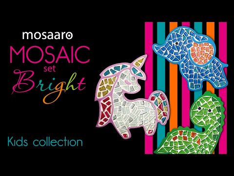 Набор для творчества Mosaaro Стеклянная мозаика: Динозавр (MA7003)