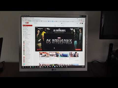 Monitor LG Flatron 17 Perfeito