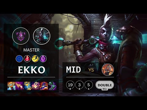 Ekko Mid vs Qiyana - EUW Master Patch 11.21