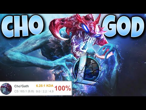 Meet Season 11 CHO'GOD with 100% Win Ratio 🔥 Best Cho'Gath Build Guide 🔥 LoL ChoGath s11 Gameplay