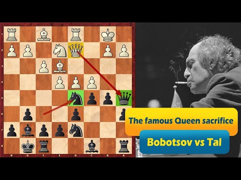 OMG! Mikhail Tal Goes For A Queen Sacrifice On Move 11