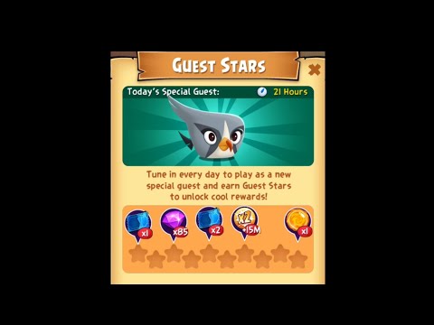 Win Angry Birds Pop bonuses - playing Daily Guest Stars - today is Silver