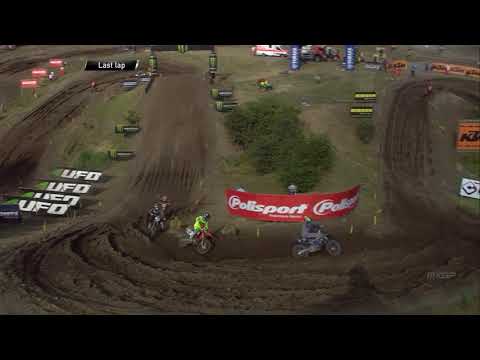 Gautier Paulin passes Max Anstie - MXGP Race 2 - MXGP of Germany 2019