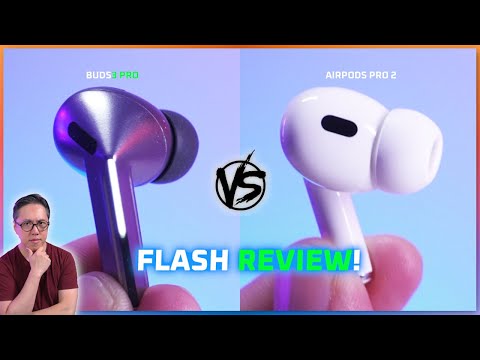 Galaxy Buds3 Pro vs AirPods Pro 2 Review Flash⚡