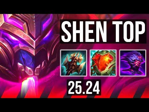 SHEN vs VOLIBEAR (TOP) | 55K damage, Good KDA: 12/2/27 | KR Master | 25.24