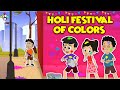 Holi - Festival of Colors | Happy Holi | Animated Stories | English Cartoon Stories | PunToon Kids