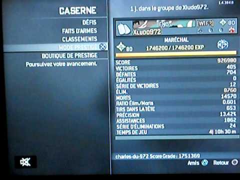 comment augmenter son prestige mw3