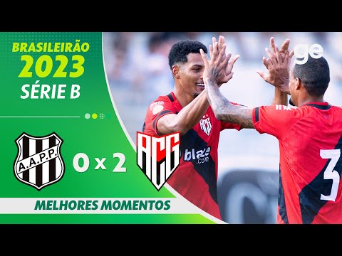 Gols e lances de Ponte Preta x Atlético-GO