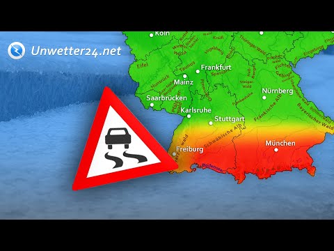 Gefährliches Glatteis im Süden – verbreitet Schnee