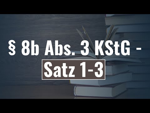 § 8b Abs. 3 KStG - Satz 1-3 | Körperschaftsteuer #26