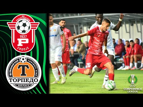 FK RABOTNIČKI vs FC TORPEDO BELAZ | Highlights | Conference League