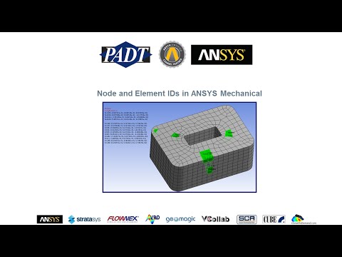 Video Tips: Node and Element IDs in ANSYS Mechanical – PADT, Inc. – The ...