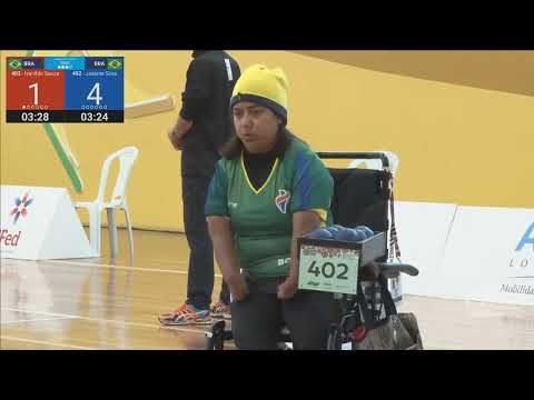 BISFed São Paulo Boccia Regional Open 24.05.2018 3rd Place Ivanildo Souza BRA-Josiane Silva BRA(BC4)