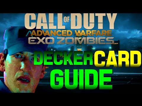 Exo Zombies Outbreak Easter Egg Tutorial | Decker Key Card Location and Tutorial